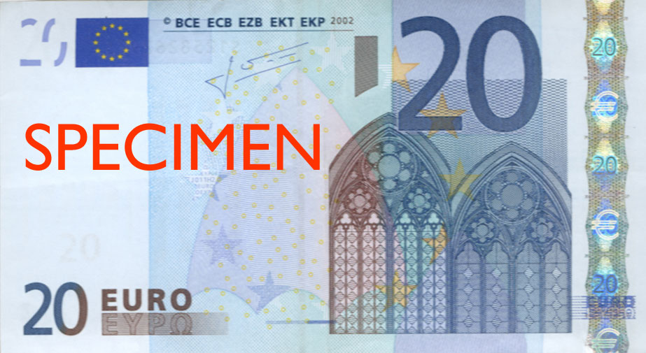 20 euros specimen